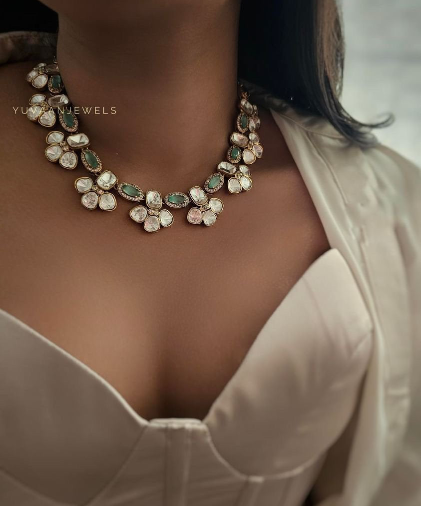 Sutra Polki Necklace