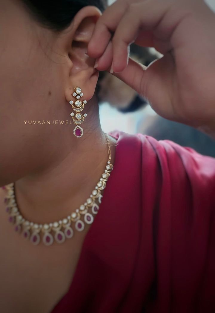 Kavya polki necklace