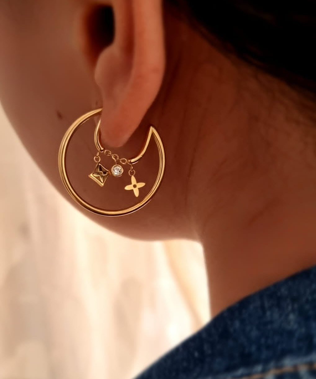 Chaand Sitara Earrings