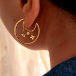 Chaand Sitara Earrings