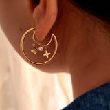 Chaand Sitara Earrings