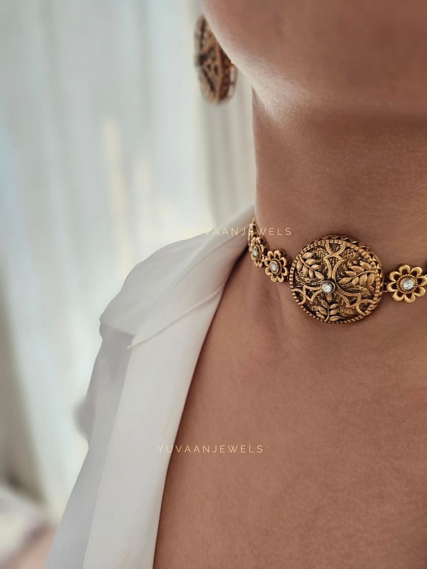 Sun-kissed Gold Choker