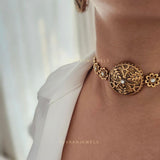 Sun-kissed Gold Choker