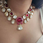 Arohi Quartz and polki  Necklace