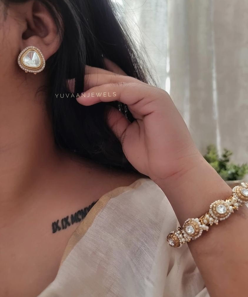 Dehlia polki studs