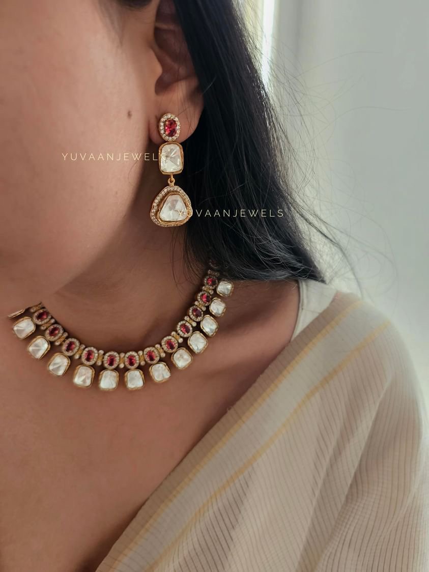 Sitar Polki Necklace