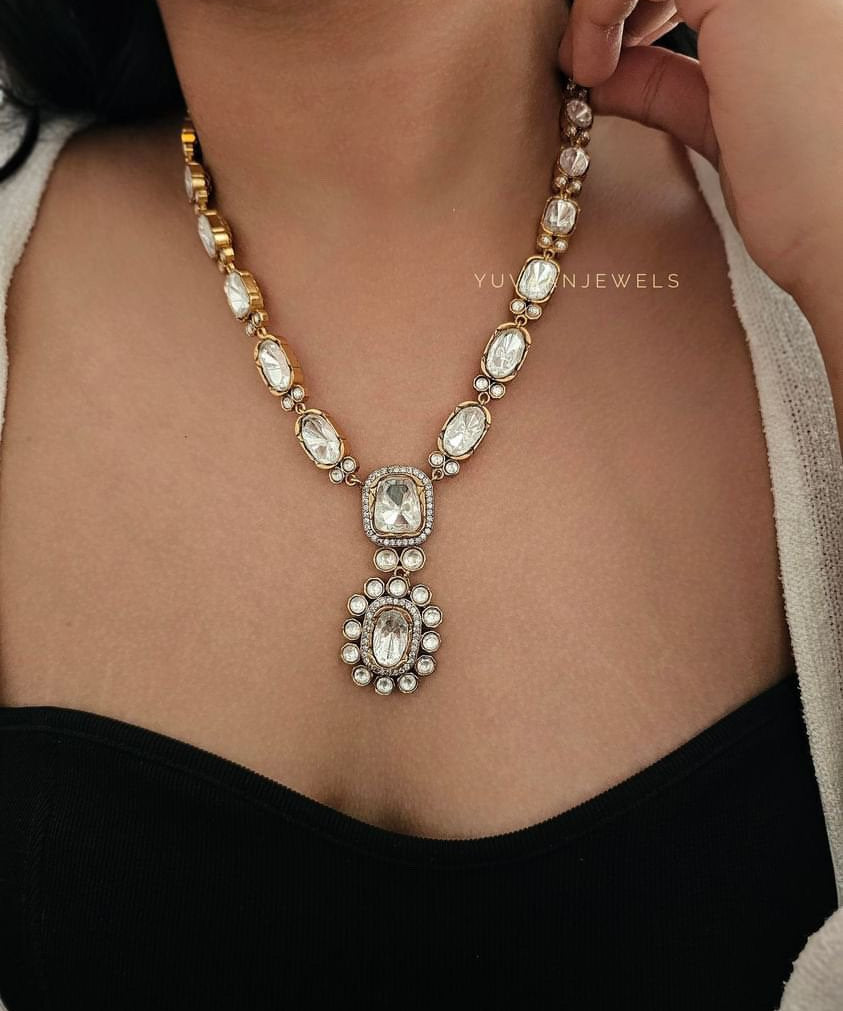 Rabbya Polki Necklace