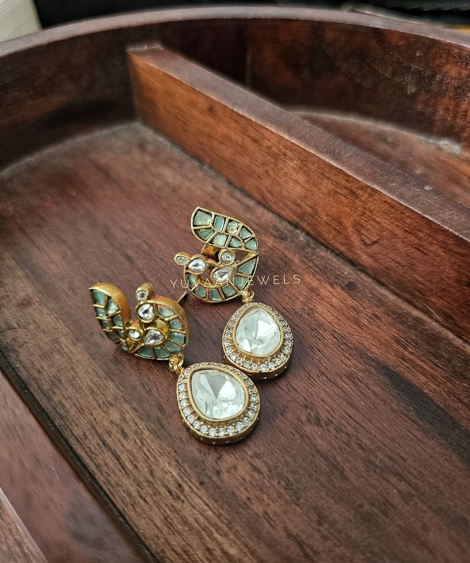 Morni polki earrings