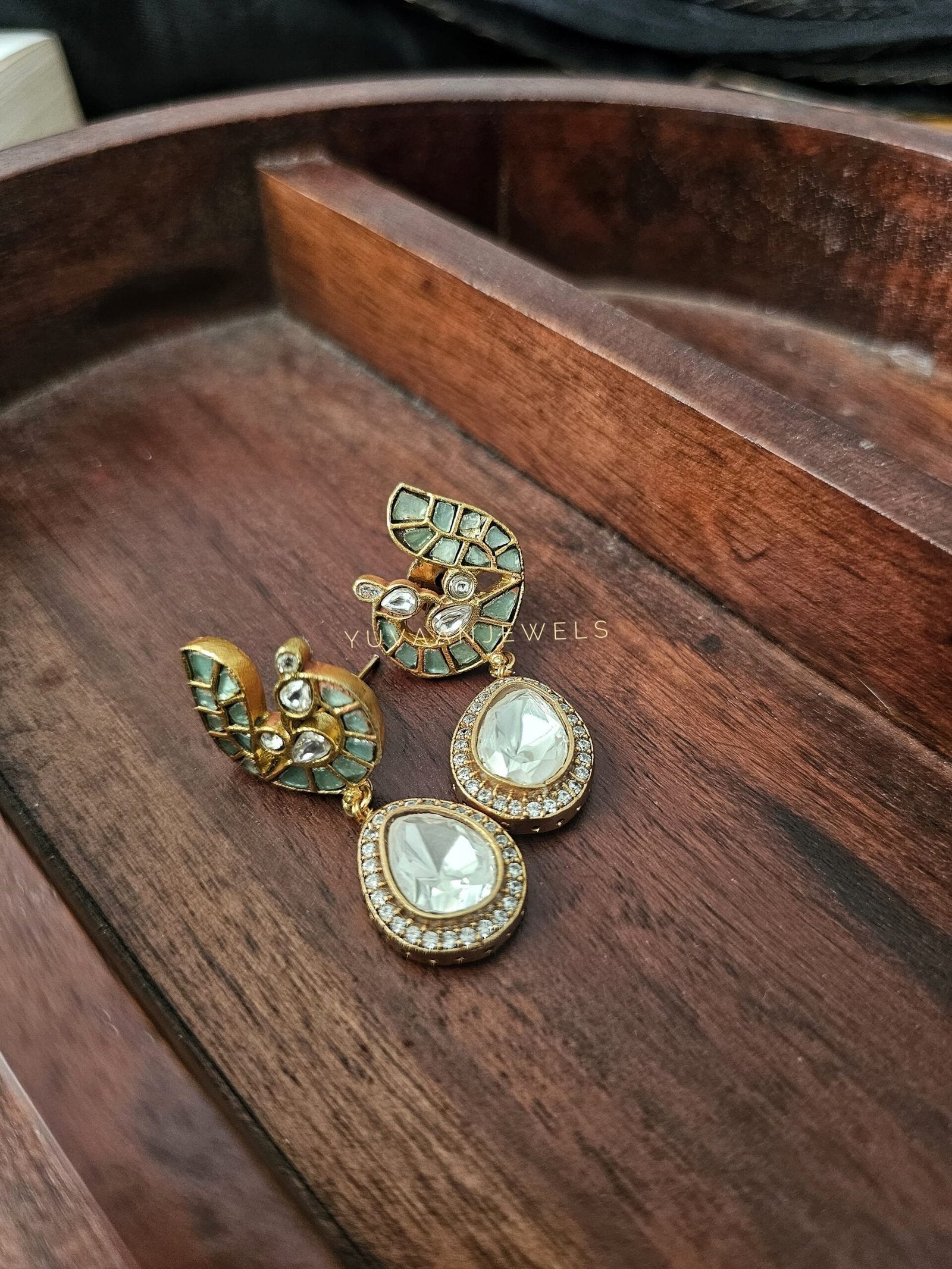 Morni polki earrings