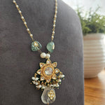 Prisha semi precious stone delicate necklace