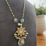 Prisha semi precious stone delicate necklace
