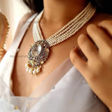 Mouawad Polki Pearl Necklace