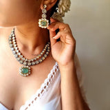 Nishtha Quartz and Polki Necklace