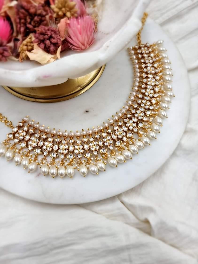 Lehar polki choker