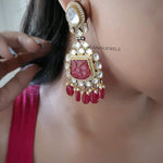 Jharna Handcarved earing