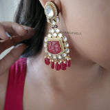 Jharna Handcarved earing