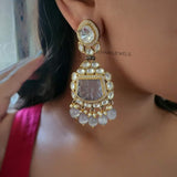 Jharna Handcarved earing