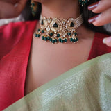 Nawaazish handcrafted and pearl choker