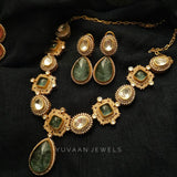 Sneh Quart and Polki Necklace