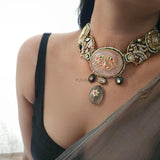 Ruza rose quartz necklace