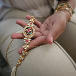 Amreet pearl and polki choker