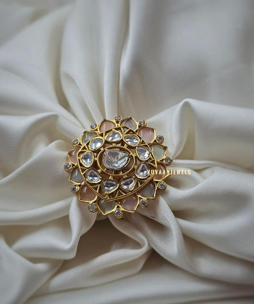 Rangreeza polki ring