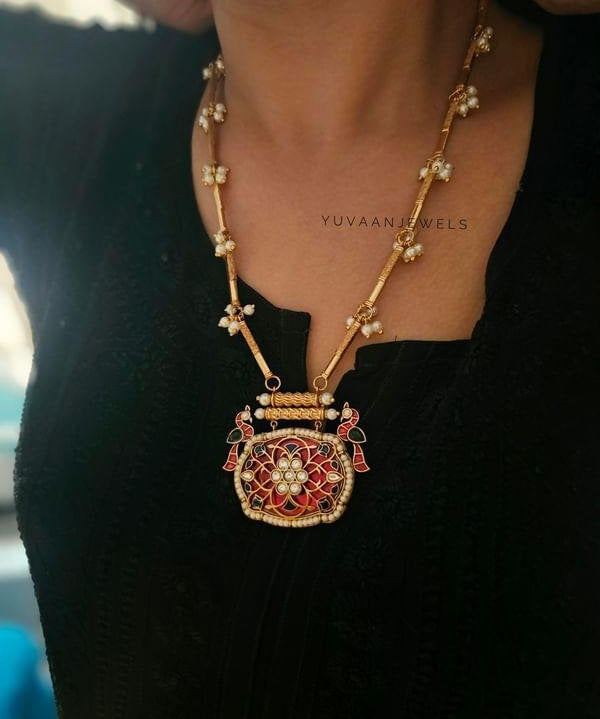 Zoey handcrafted long Necklace