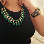 Piedera polki necklace