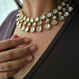 Piedera polki necklace