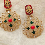 Amiara delicate chaandbali with kaan chain