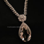 Sargun quartz necklace