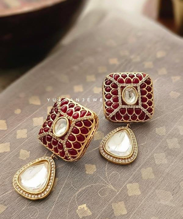 Kaia polki earrings