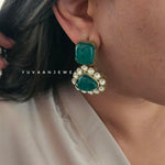 Naaz semi-precious stone earring