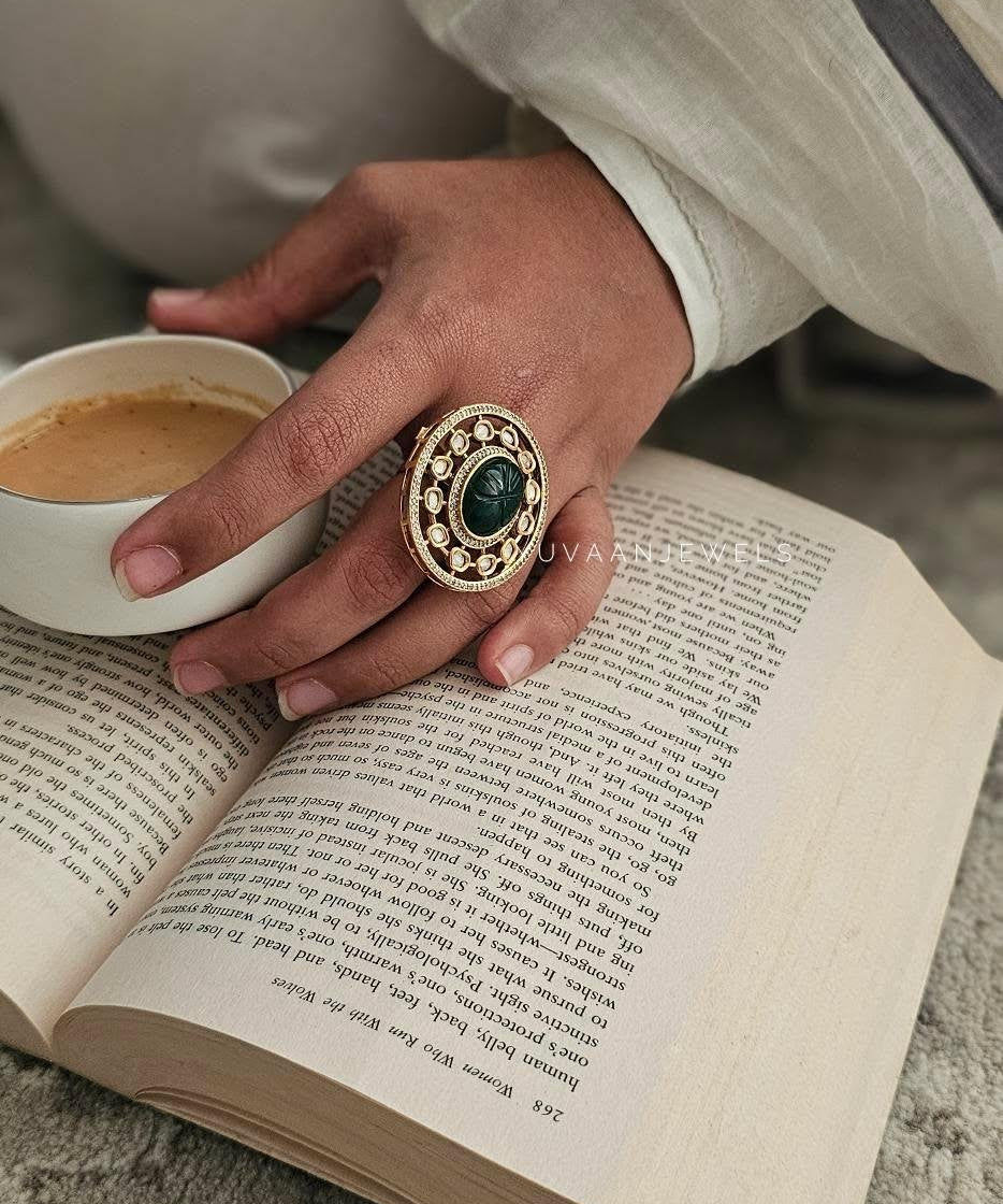 Full moon ring