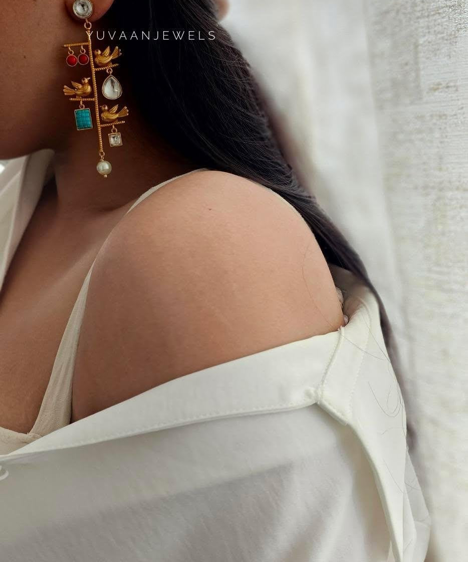 Jazz handcrafted earrings