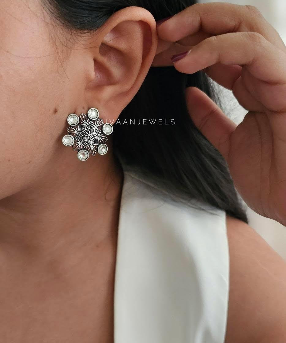 Chakra polki studs