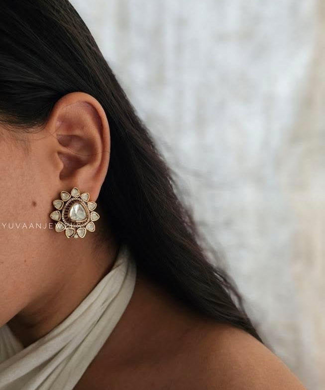 Zaara polki studs