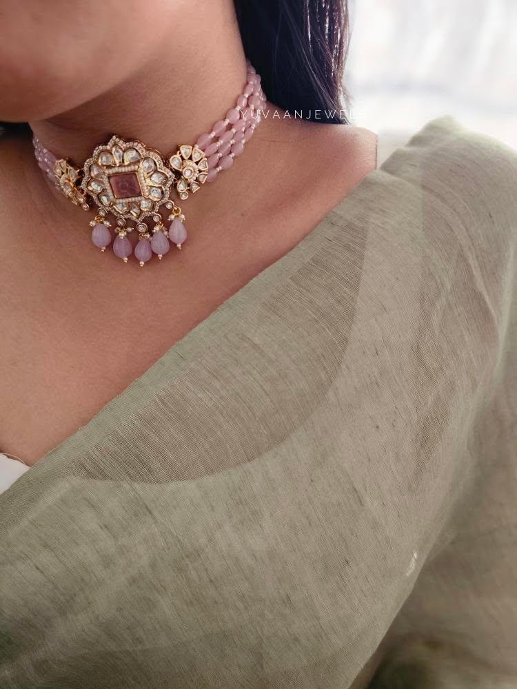 Manzil polki choker