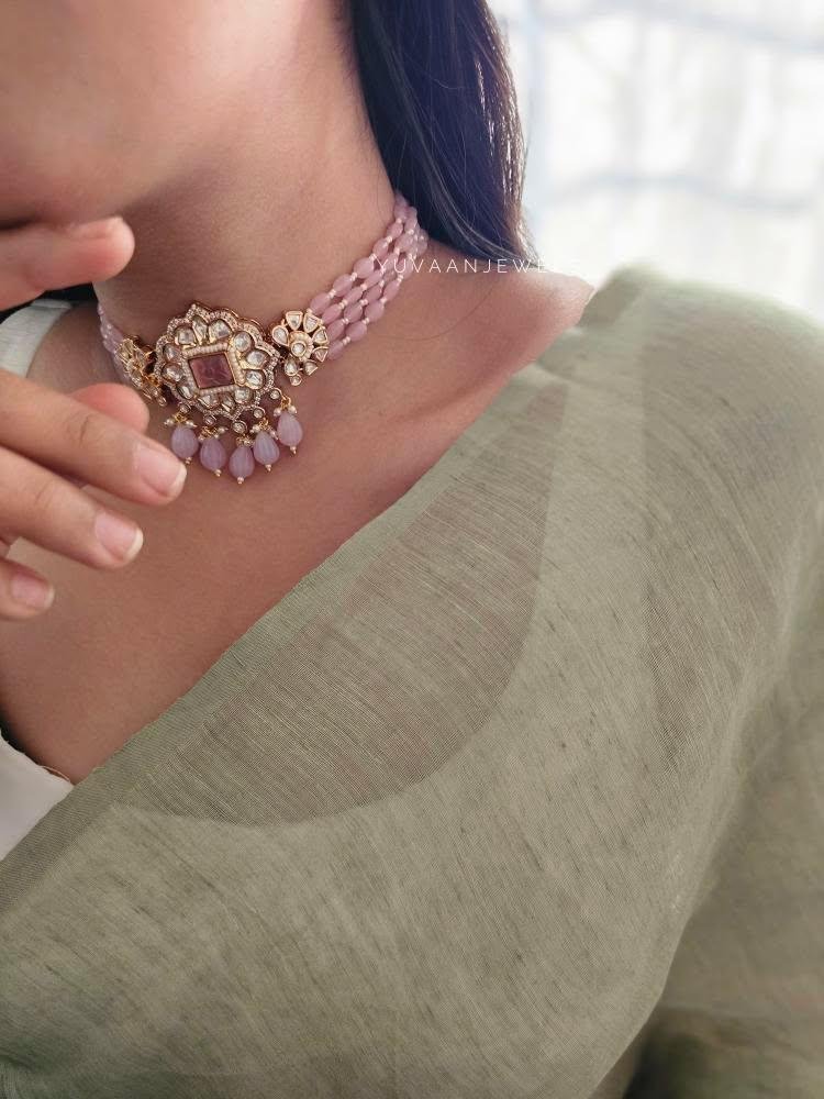 Manzil polki choker