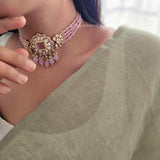 Manzil polki choker