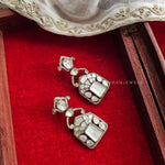 Navodya quartz and polki earrings