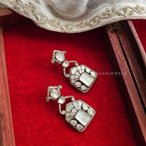 Navodya quartz and polki earrings