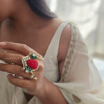 Pihu Handcarved ring