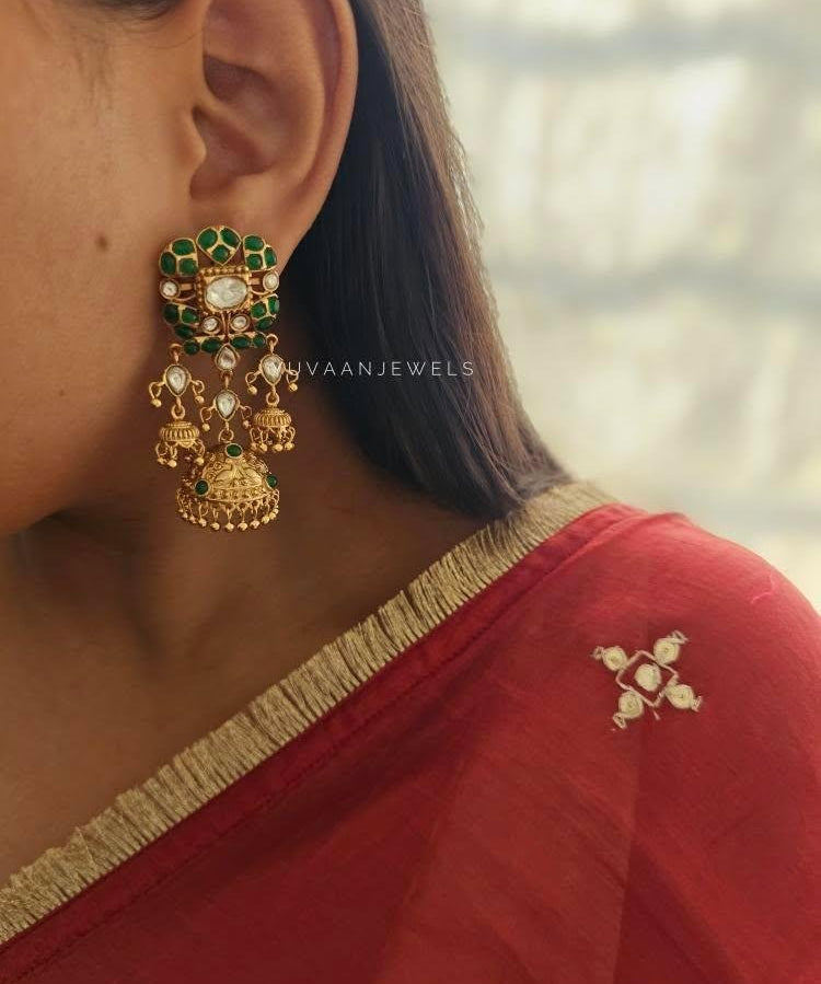 Fathima handcrafted jhumki
