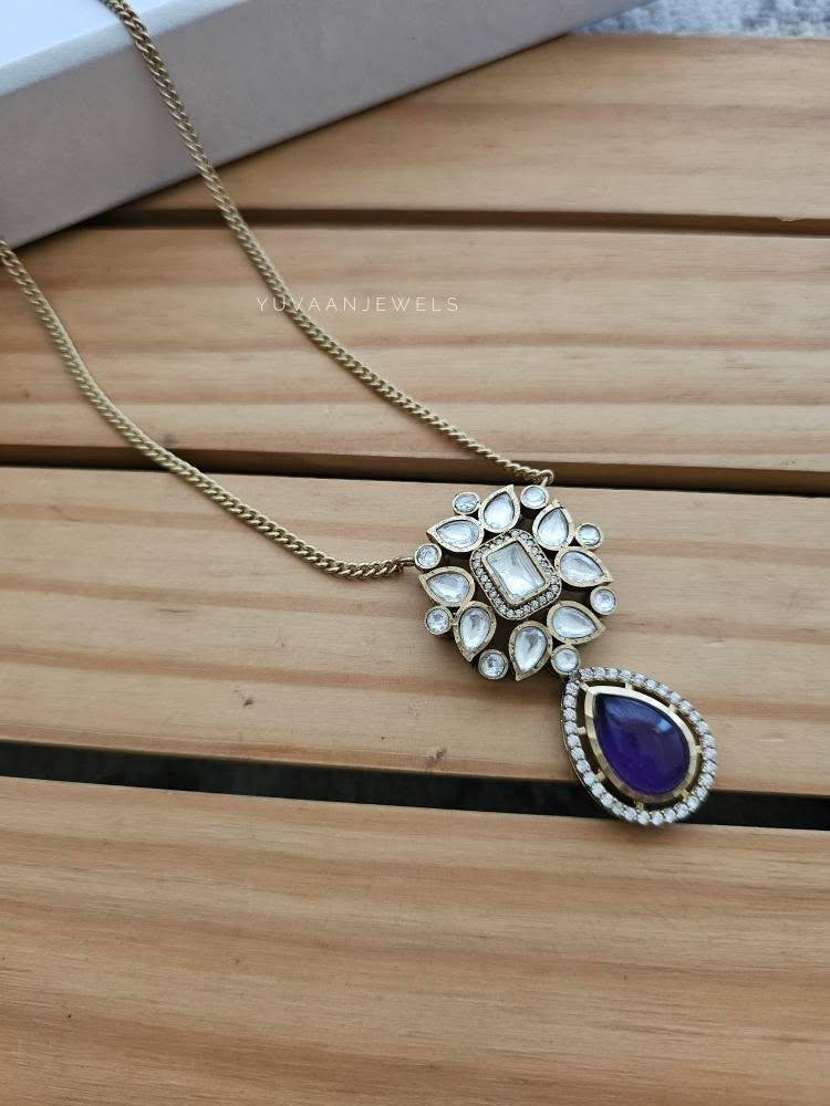Tanya polki delicate necklace