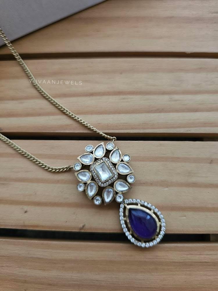 Tanya polki delicate necklace