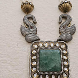 Nazraana quartz and pearl necklace