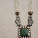Nazraana quartz and pearl necklace