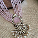 Aliya long polki necklace