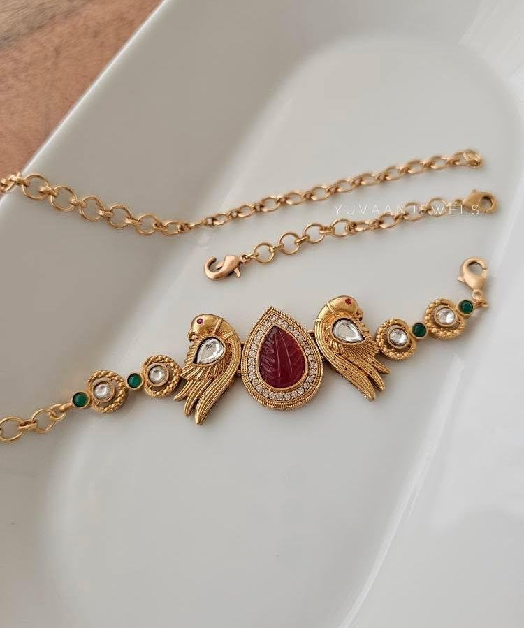 Koyal handcrafted bracelet/ choker